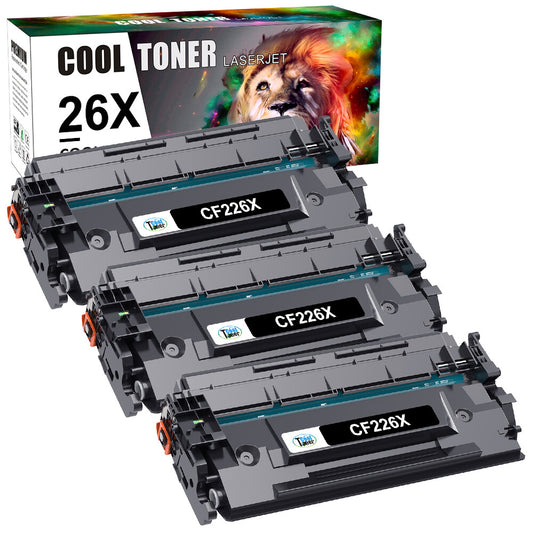 3x CF226X 226X 26X Black Toner for HP Laserjet Pro M402dn M426 M402n M426fdw