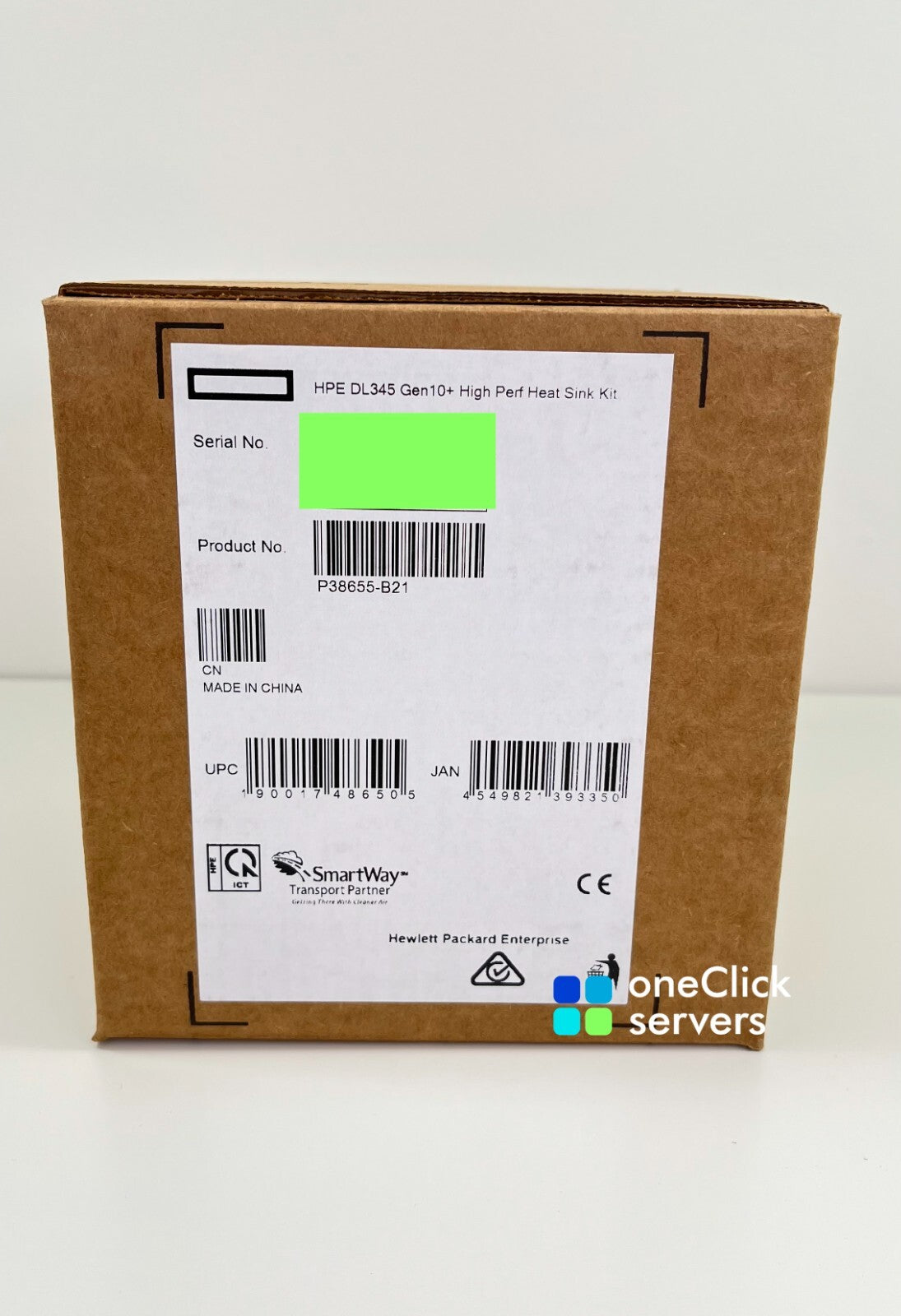 HPE P38655-B21 ProLiant DL345 Gen10 Plus High Performance Heat Sink Kit DL385