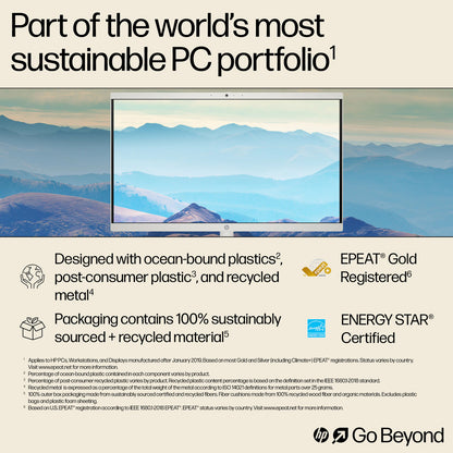 HP Essential All-in-One Computer 21.45" FHD Intel N-series, 8 GB; 512 GB SSD