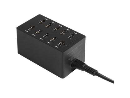 Sabrent 60 Watt (12 Amp) 10-Port [UL Certified] Family-Sized Desktop USB Rapid C