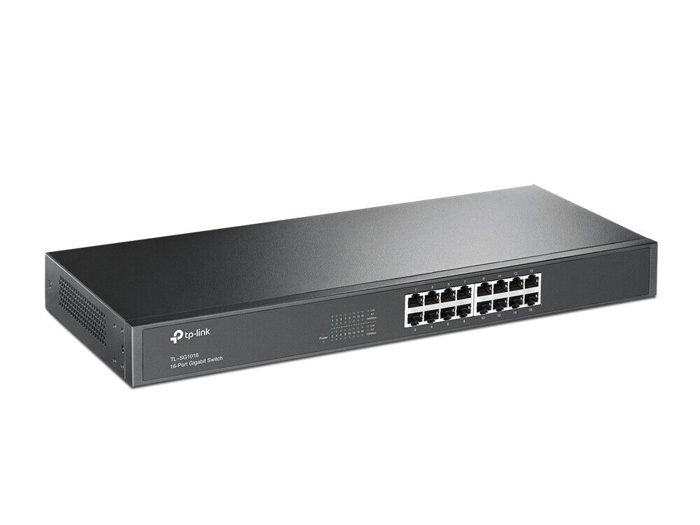 TP-Link 16 Port Gigabit Ethernet Switch Plug and Play Unmanaged TL-SG1016