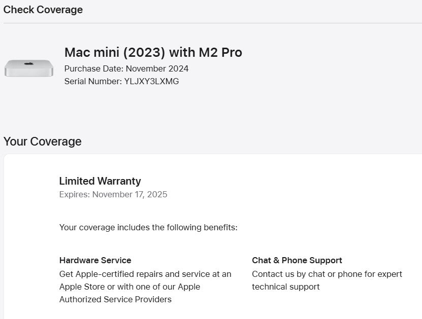 New Apple Mac mini M2 Pro chip 12 core CPU 19 core GPU 32GB RAM 1TB SSD 11/2025