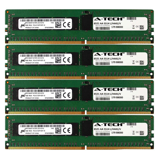 PC4-17000 Micron 32GB Kit 4x 8GB Dell PowerEdge R730xd R730 R630 T630 Memory RAM
