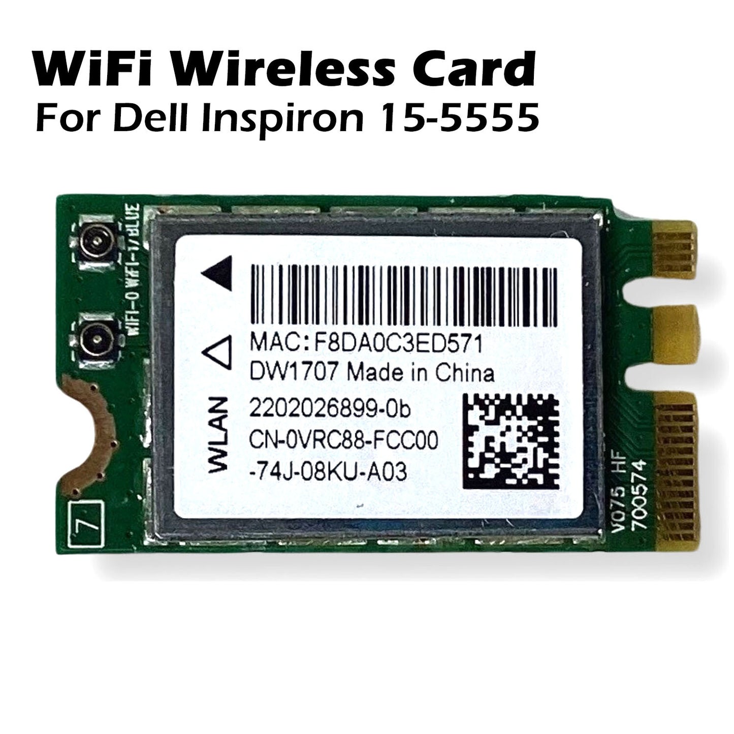 Lot 5 Dell Wireless DW1707 Qualcomm Atheros QCNFA335 802.11b/g/n BT4.0 VRC88