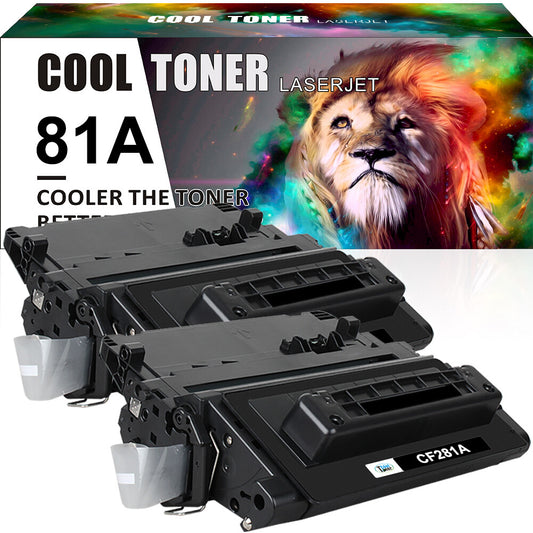 2PK CF281A Toner Cartridge for HP LaserJet Enterprise M604 M604N M604DN M605