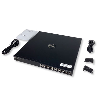 Genuine Dell OEM Force 10 S25N 24 Port Stackable Network Switch 0KTKM4 KTKM4