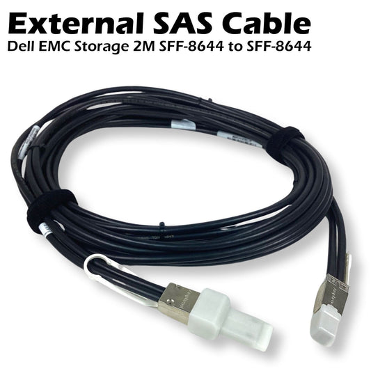 NEW *GM7D2* Dell EMC Storage 2M SFF-8644 to SFF-8644 External SAS Cable (NOT FOR HOME PC)