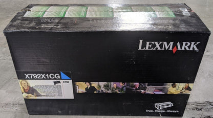Genuine Lexmark X792X1CG Cyan Return Program High Yield Toner 20K Page NEW