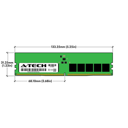 A-Tech 384GB 8x 48GB 2Rx8 PC5-44800E DDR5 5600 MHz ECC UDIMM Server Memory RAM (NOT FOR HOME PC)